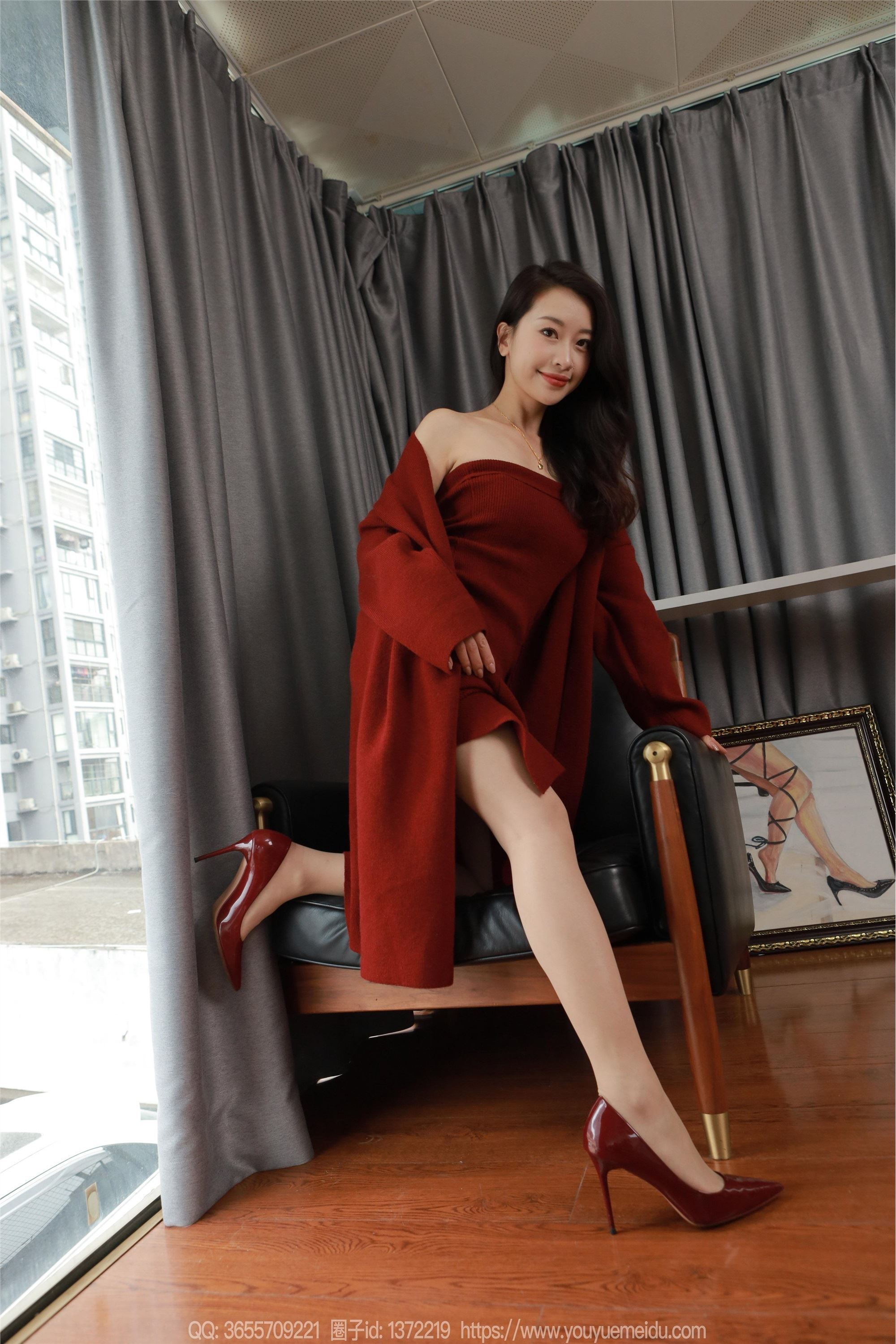 IESS异思趣向  2025.01.31 丝享家 1965 小婕《红色针织裙（下）》